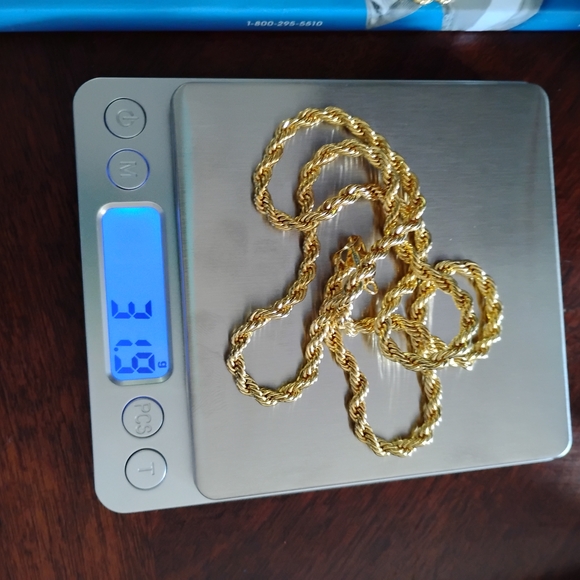 Gold Rope Chain Necklace - Picture 5 of 5